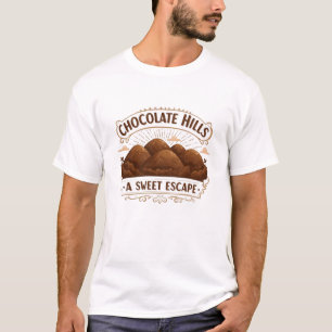 T-shirt Bohol Chocolate Hills : Une douce évasion