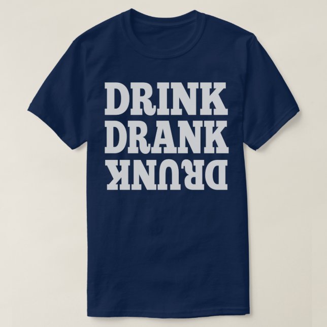 T-shirt Boire Boire Boire Boire Drunk drôle fête en disant (Design devant)