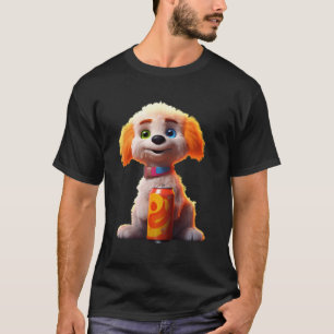 T-shirt Boire Citrouille Paw Soda Puppies Summe