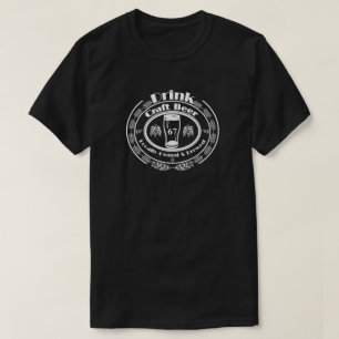 T-shirt Boire De La Bière D'Artisanat Localement Propriété