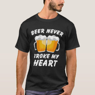 T-shirt boire de la bière n'a jamais brisé mon coeur 2
