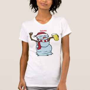 T-shirt Boire de la bière SnowmanThunder_Cove