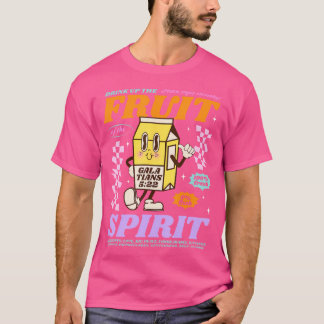 T-shirt Boire Des Fruits De L'Esprit Bouteille De Lait Chr