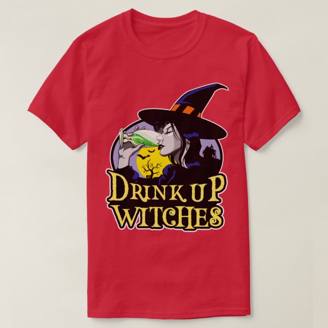 T-shirt Boire des sorcières (Design devant)