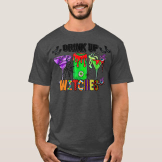 T-shirt Boire des sorcières Hippie Halloween, Amateurs de