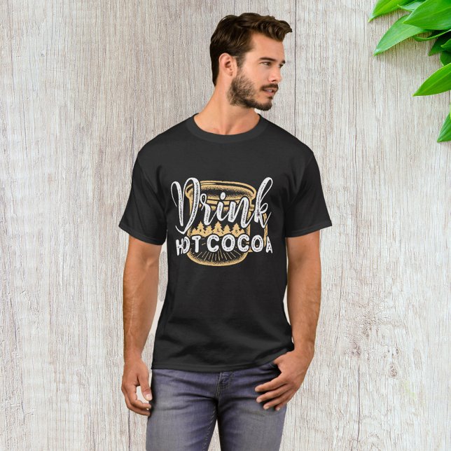 T-shirt Boire du cacao chaud (Créateur téléchargé)