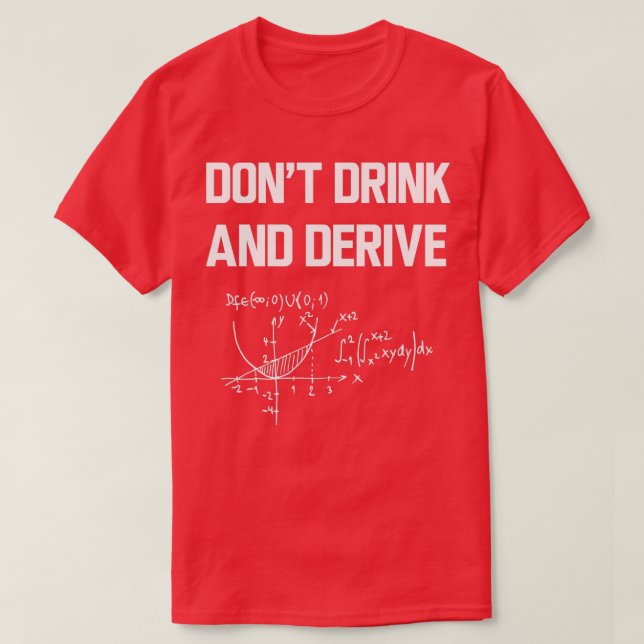 T-shirt Boire et dériver (Design devant)