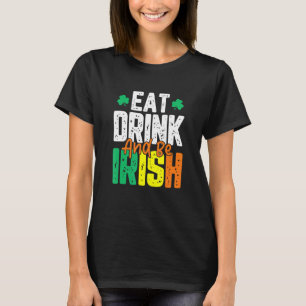 T-shirt Boire et être irlandais St. Patrick's Day