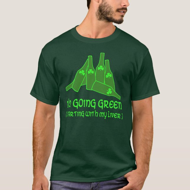 T-shirt Boire irlandais (Devant)