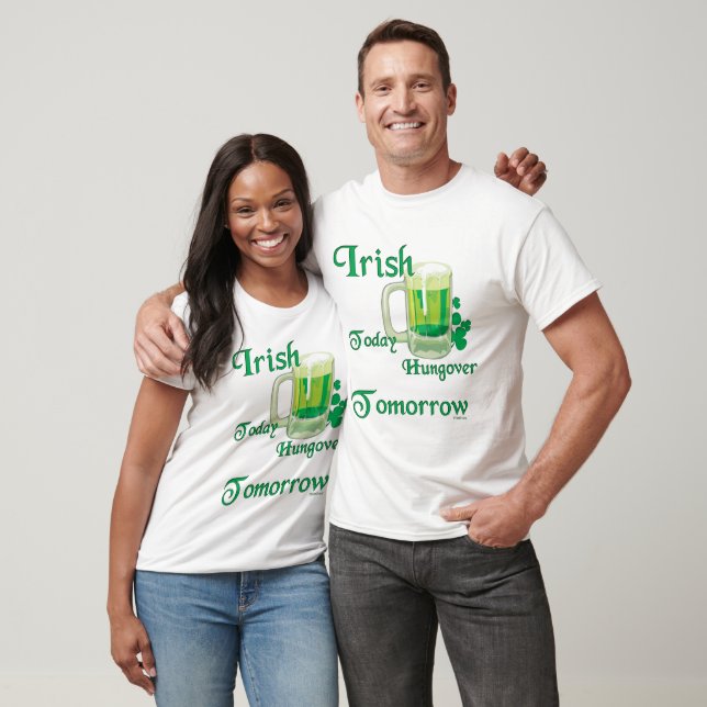 T-shirt Boire irlandaise amusante (Unisexe)