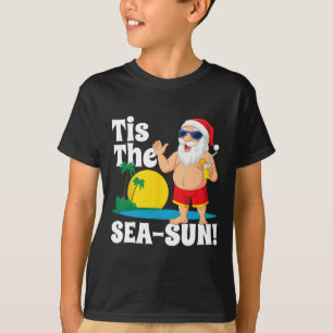 T-shirt Boire Le Père Noël C'Est Le Noël Mer-Soleil En