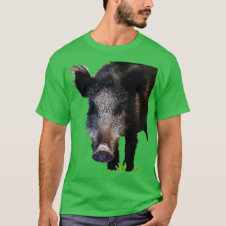 T-shirt Boire Making Eye Contact Vector Art