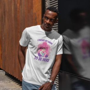 T-shirt Boire mignonne Anime Girl