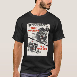 T-shirt Boire sang Halloween Monster Horror Movie