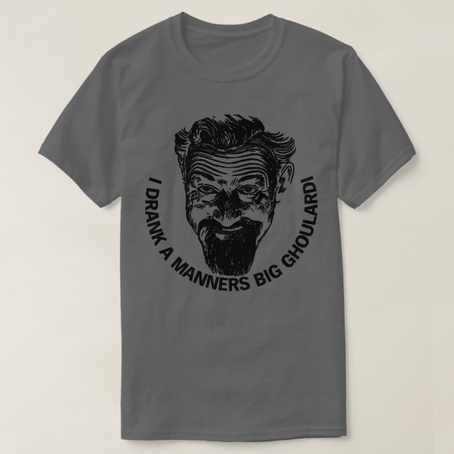 T-shirt Boire un bandeau de vue Big Ghoulardi (Design devant)