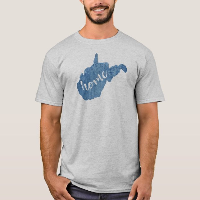 T-shirt Bois à grain de Virginie-Occidentale (Devant)
