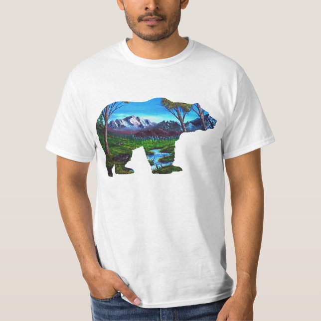 T-shirt Bois à l'ours (Devant)