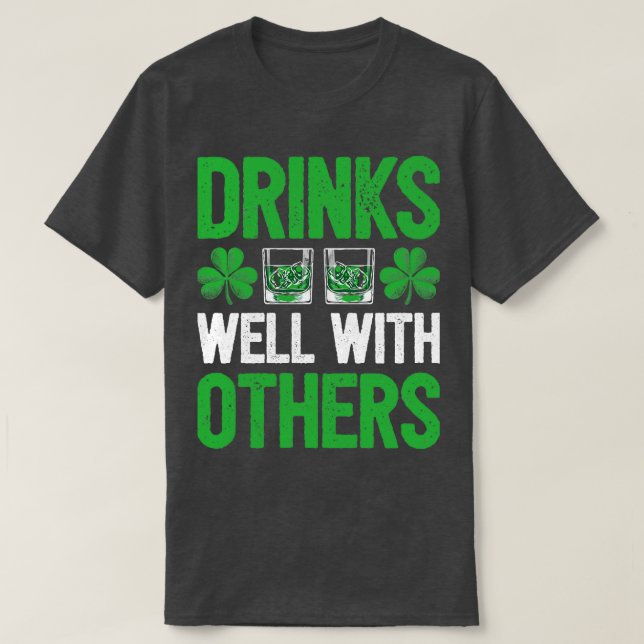 T-shirt Bois Bien Avec D'Autres Jour de la Saint Patrick P (Design devant)