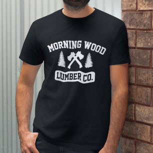 T-shirt Bois de charpente en bois Cie. de matin