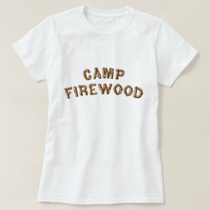 T-shirt Bois de chauffage de camp