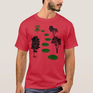 T-shirt Bois de golf sur disque
