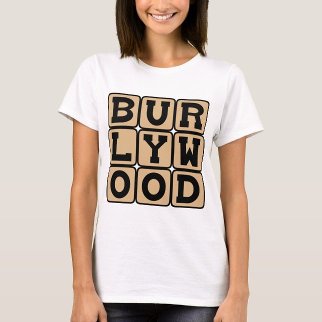 T-shirt Bois de noyer, Couleur (Devant)