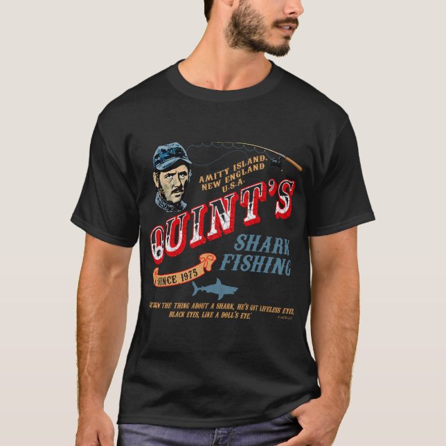 T-shirt Bois de pêche au requin de Quint (Universal Â© UCS (Devant)