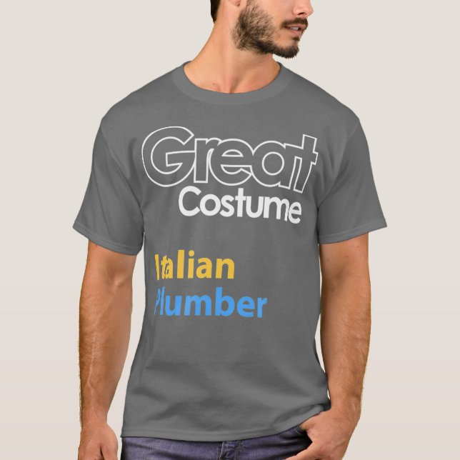 T-shirt Bois de plombier italien (Devant)
