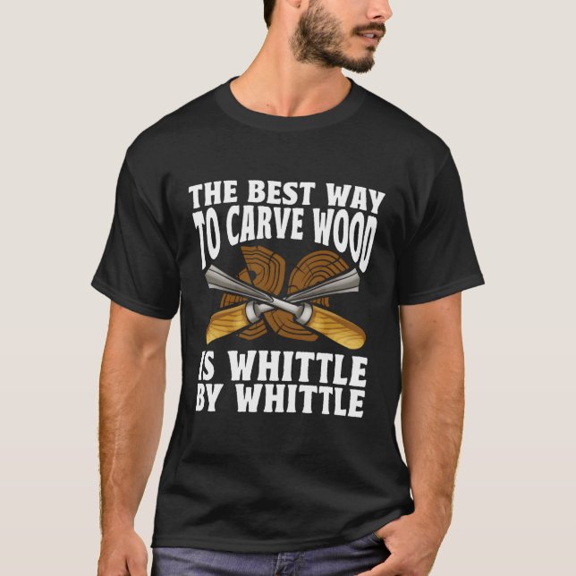 T-shirt Bois de sculpture (Devant)