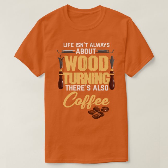 T-shirt Bois de transformation du café (Design devant)