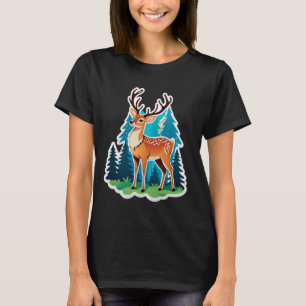 T-shirt Bois enchanté du cerf