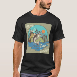 T-shirt Bois foncé et eau profonde à l'extérieur des sport