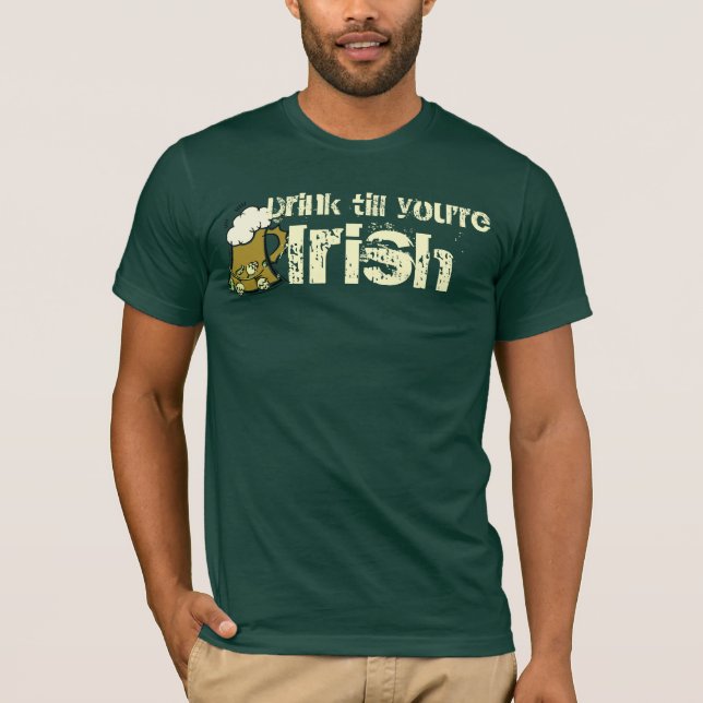 T-shirt Bois jusqu'à ce que tu sois irlandais (Devant)