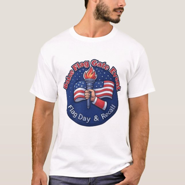 T-shirt Boise Flag Gate Event Shirt - Homme (Devant)