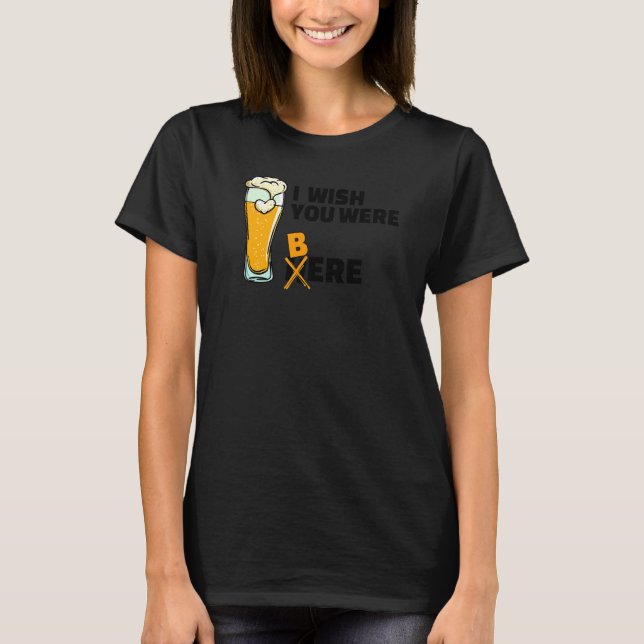 T-shirt Boisson alcoolisée de bière de déclaration cool fê (Devant)