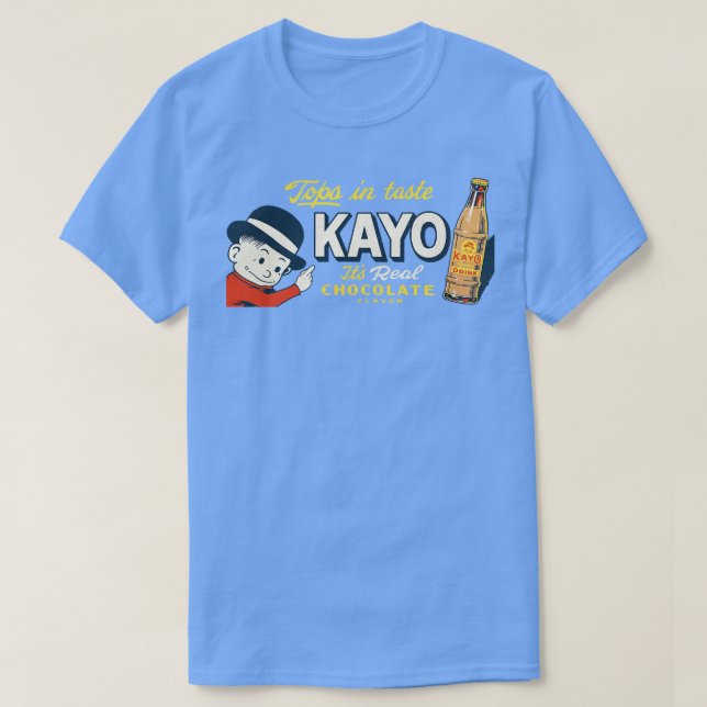 T-shirt Boisson aromatisée au chocolat KAYO (Design devant)