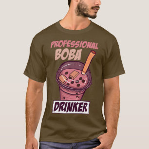T-shirt Boisson Boba professionnel Funny Bubble Thé 1