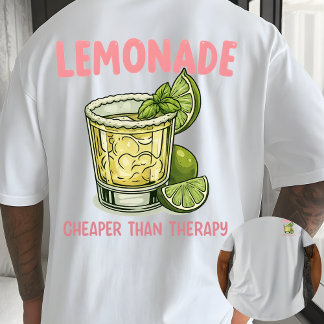 T-shirt Boisson cocktail au citron moins chère et drôle