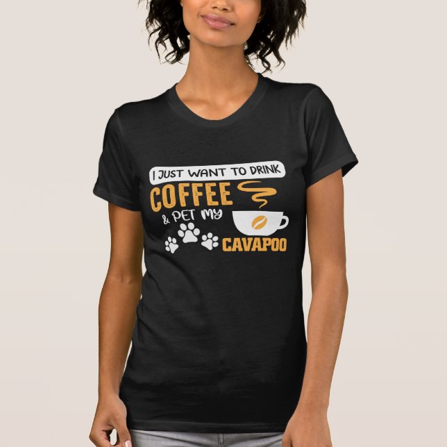 T-shirt Boisson de haricots de café pour le propriétaire d (Devant)