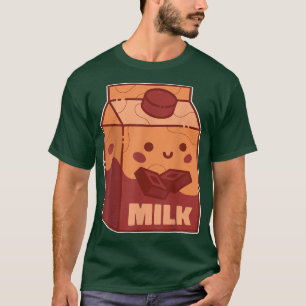 T-shirt Boisson de lait au chocolat japonais Kawaii Manga