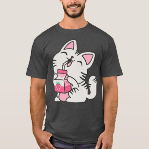 T-shirt Boisson de lait de chaton Otaku Neko Japon