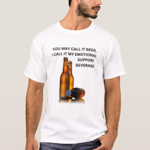 T-shirt Boisson de soutien émotionnel de la bière
