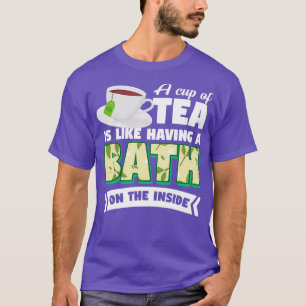 T-shirt Boisson de thé à base de plantes Bain d'amoureux d