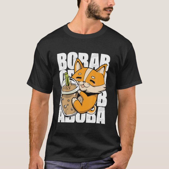 T-shirt Boisson de thé Boba Tea (Devant)