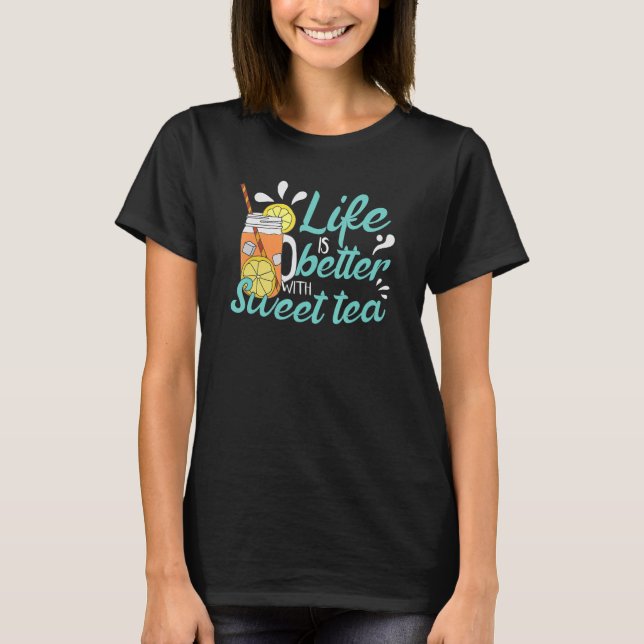 T-shirt Boisson de thé sucré (Devant)