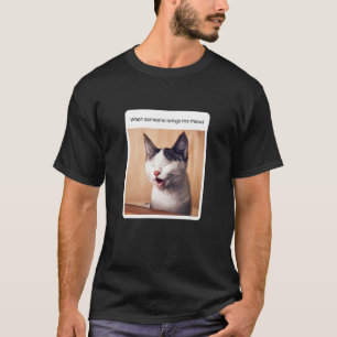 T-shirt Boisson de viande de chat alcool