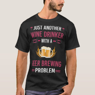 T-shirt Boisson de vin bière brasseuse brasserie brasserie