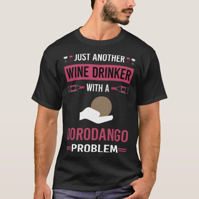 T-shirt Boisson de vin Dorodango Boud Ball Dango (Devant)