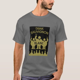 T-shirt Boisson de vin Sauvignon Blanc