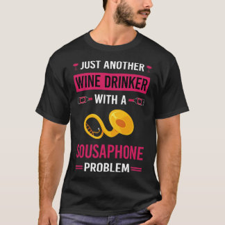 T-shirt Boisson de vin Sousaphone